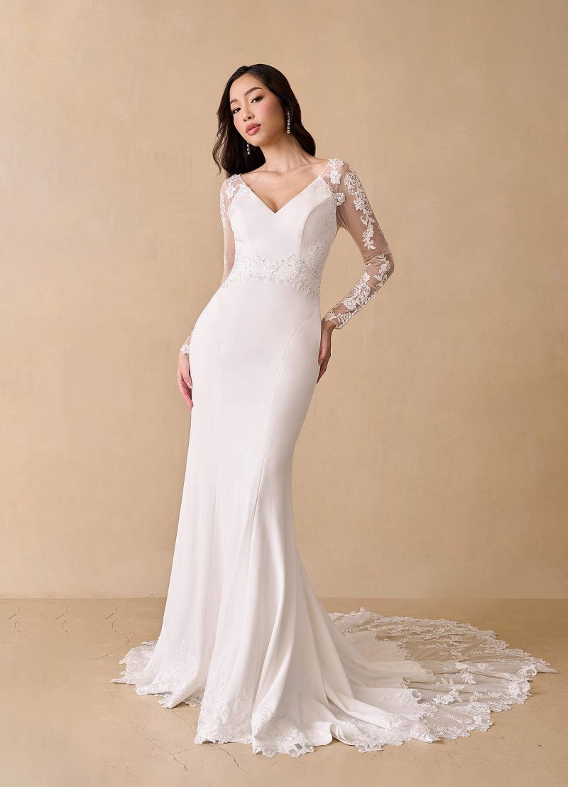 Azazie budget wedding dress