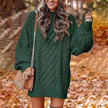 casual dress oversized knit