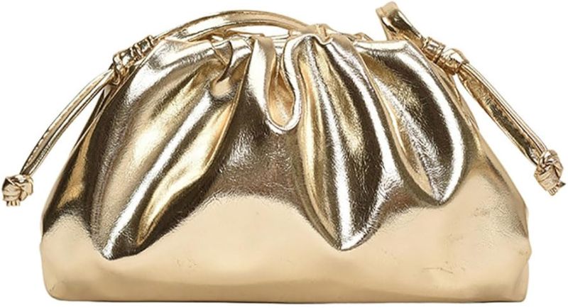 clutch metallic women