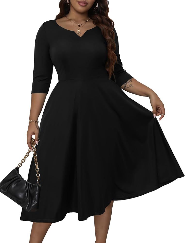 curvy fit cocktail dress midi