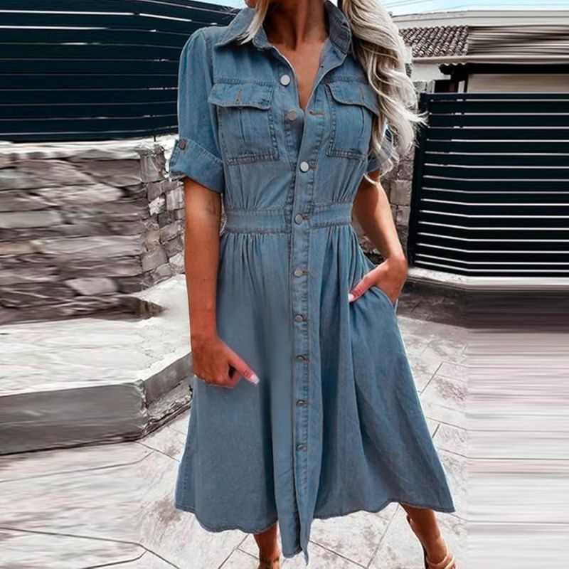 denim dress casual summer