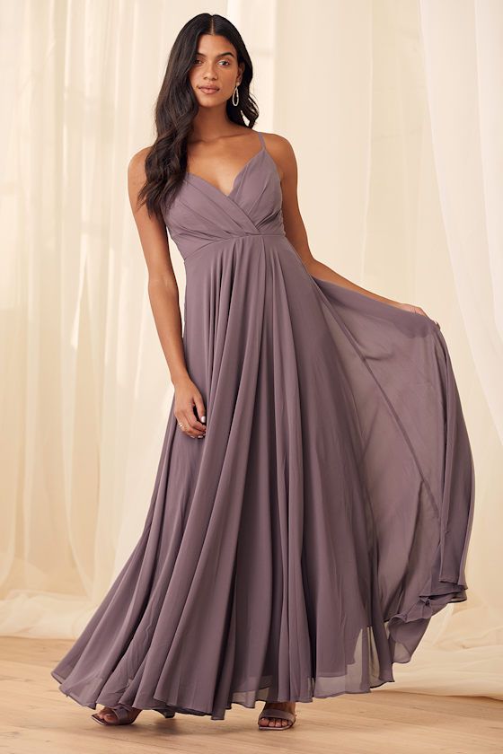 dusty purple dress fall