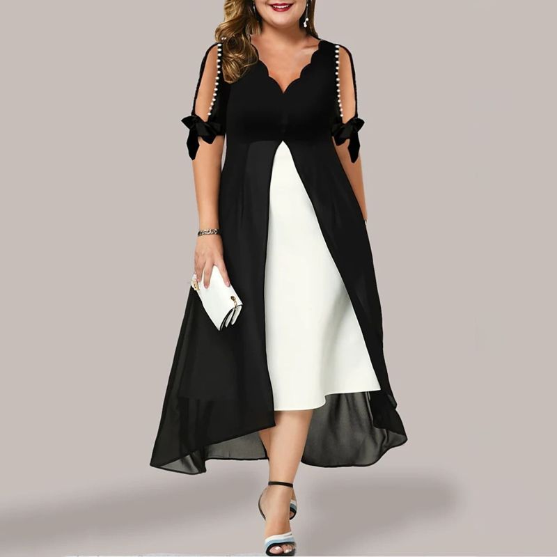 formal chic plus size dress