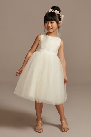 David’s Bridal flower girl dress