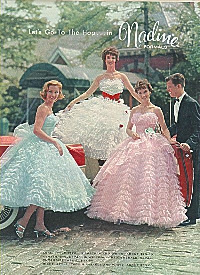 high school prom dress vintage style