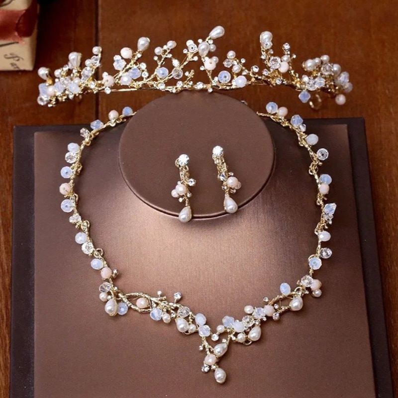 jewelry bridal set pearl