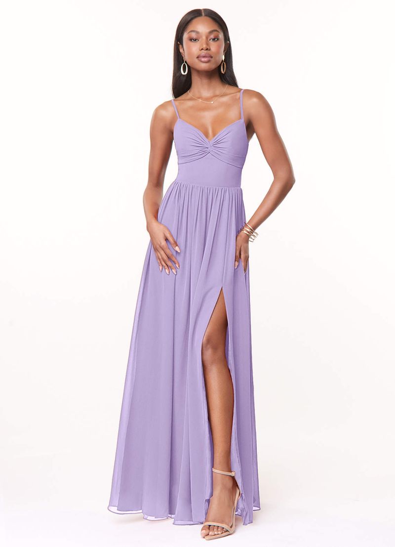lilac bridesmaid dress