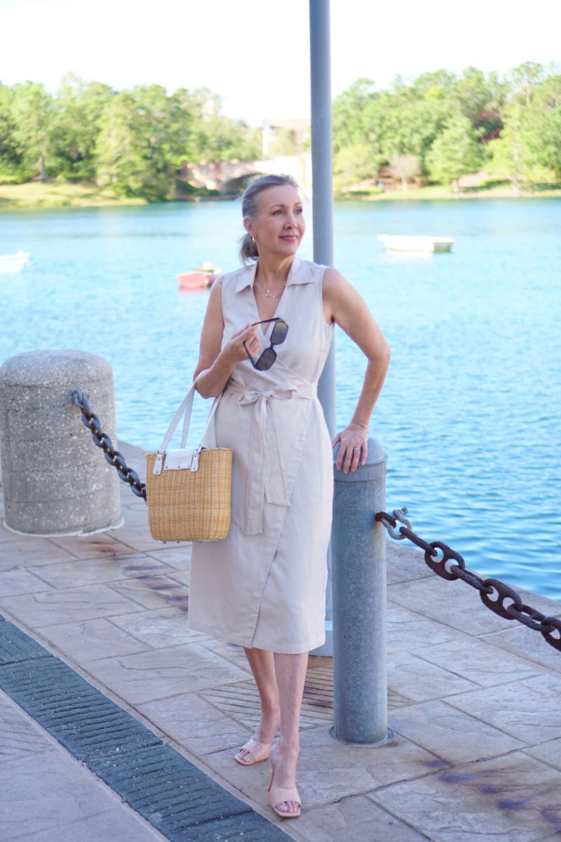 midi dress for women over 50