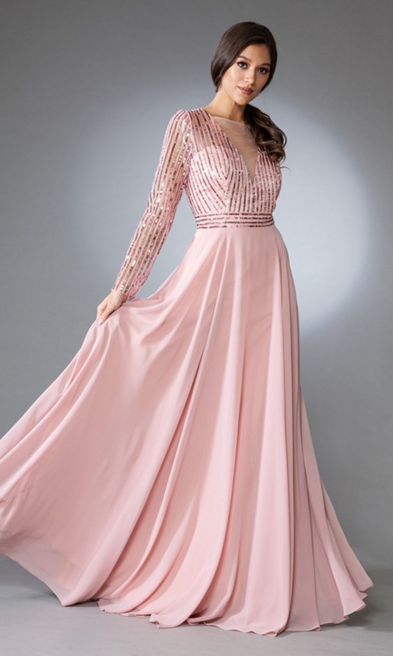 modest evening gown women