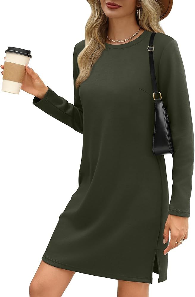 olive green dress casual