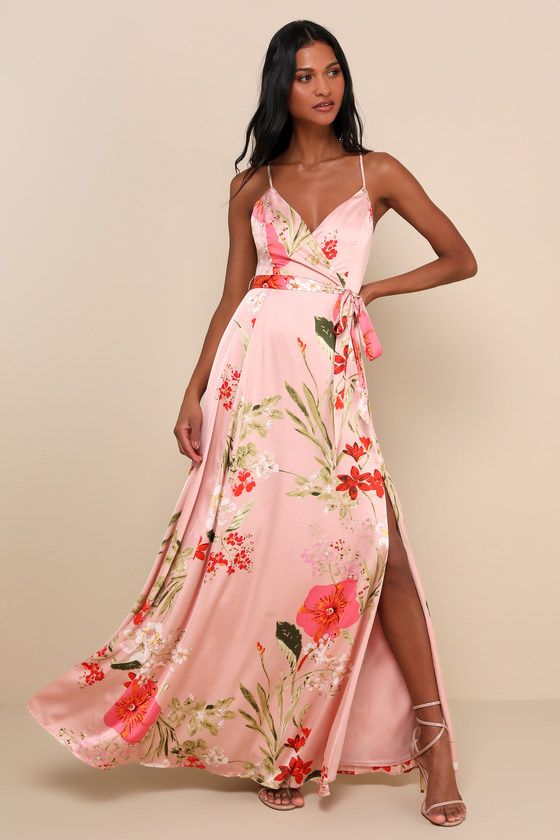 Lulus maxi dress floral