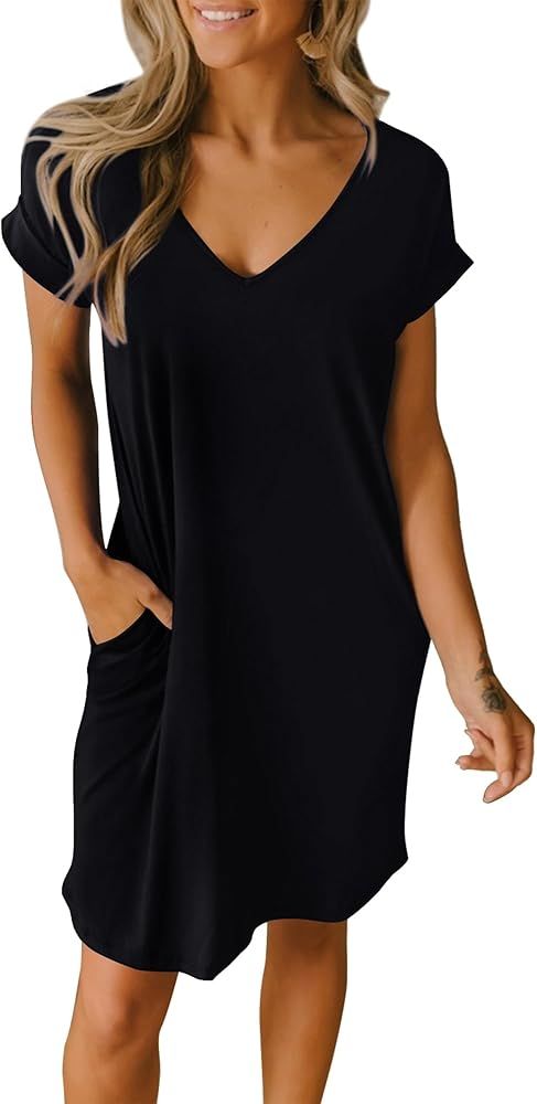 shirt & t-shirt dresses casual shirt dress women