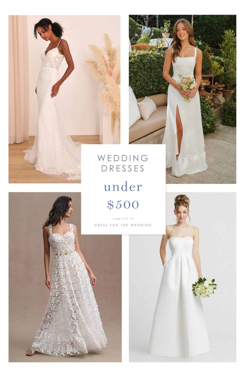 shopping guides budget wedding dresses under $500
