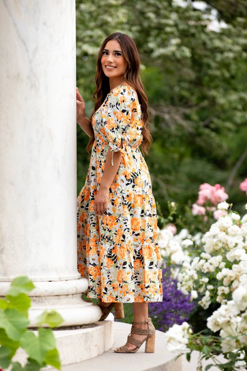 spring dress midi women