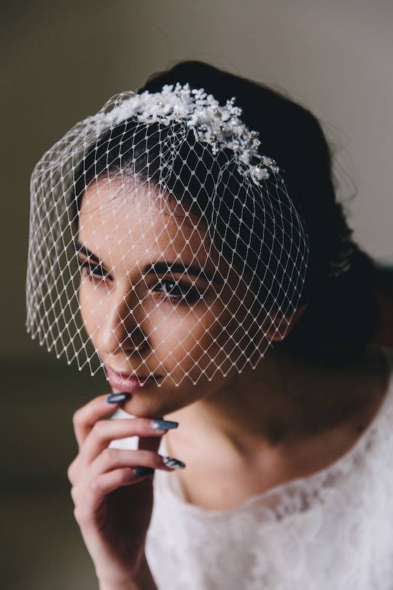 veils birdcage vintage