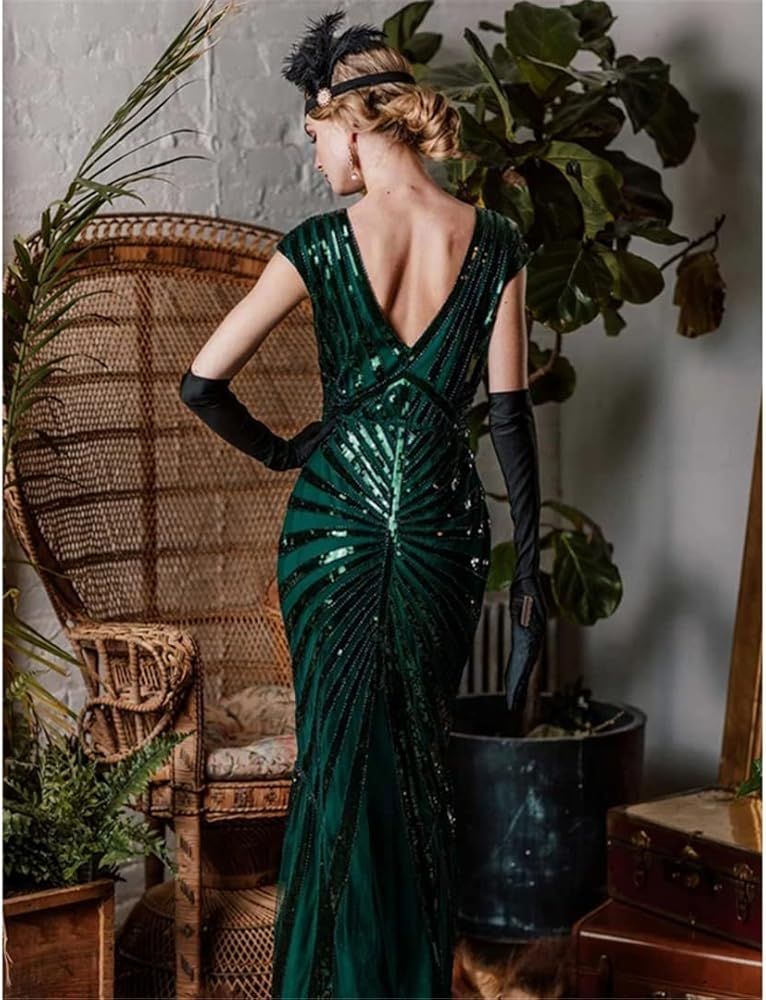 vintage prom dress sequin