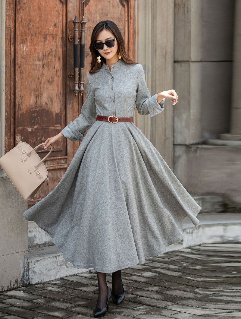 winter dress casual wool