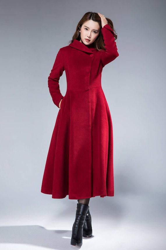 winter dress coat dress women