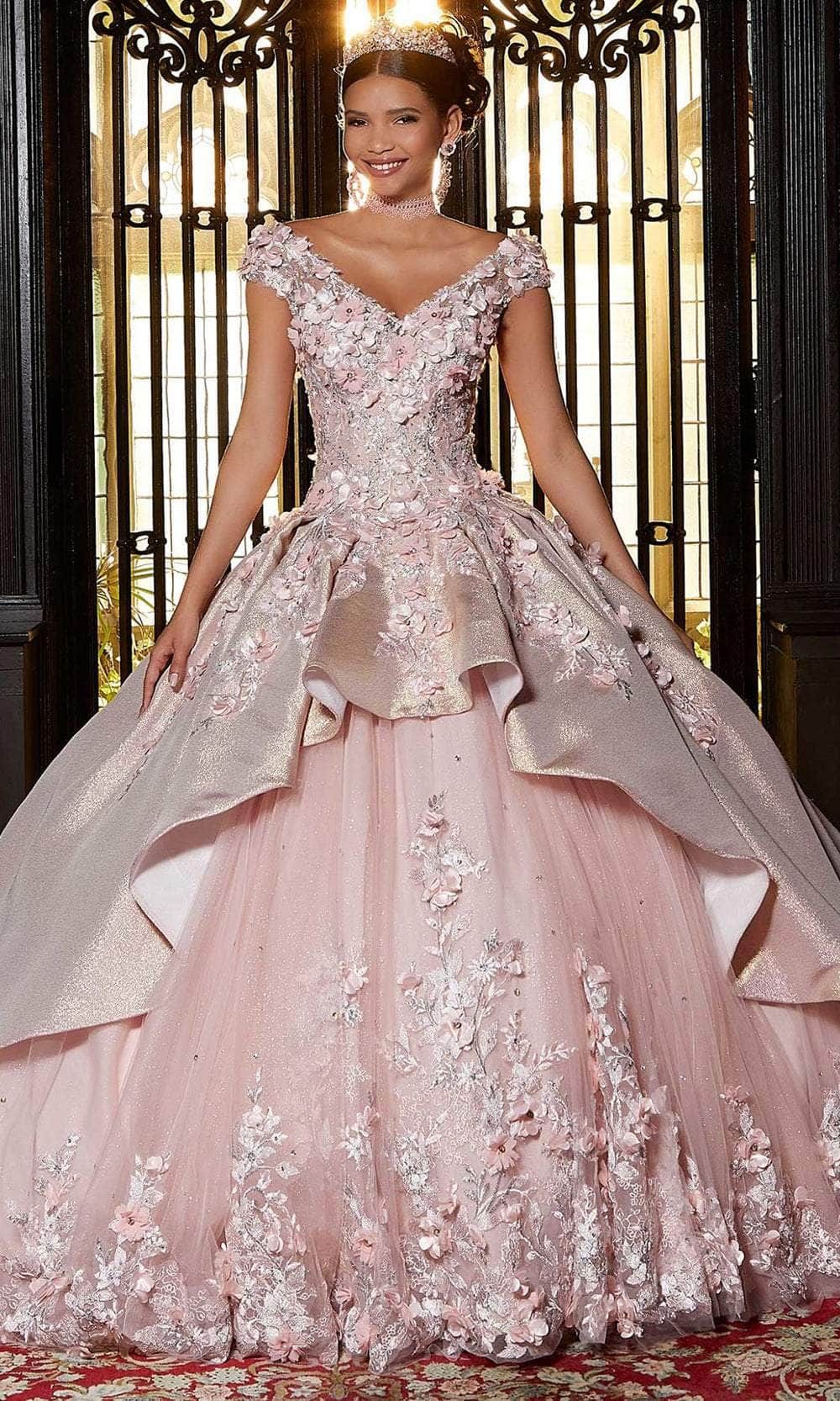 princess dresses_Mori Lee 89331 - Embellished Tulle Quinceañera Dress