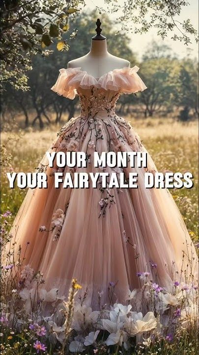 princess dresses_Your Month Your Fairytale Dress #yourmonthyour #shortsvideo #princessdress #aiartwork