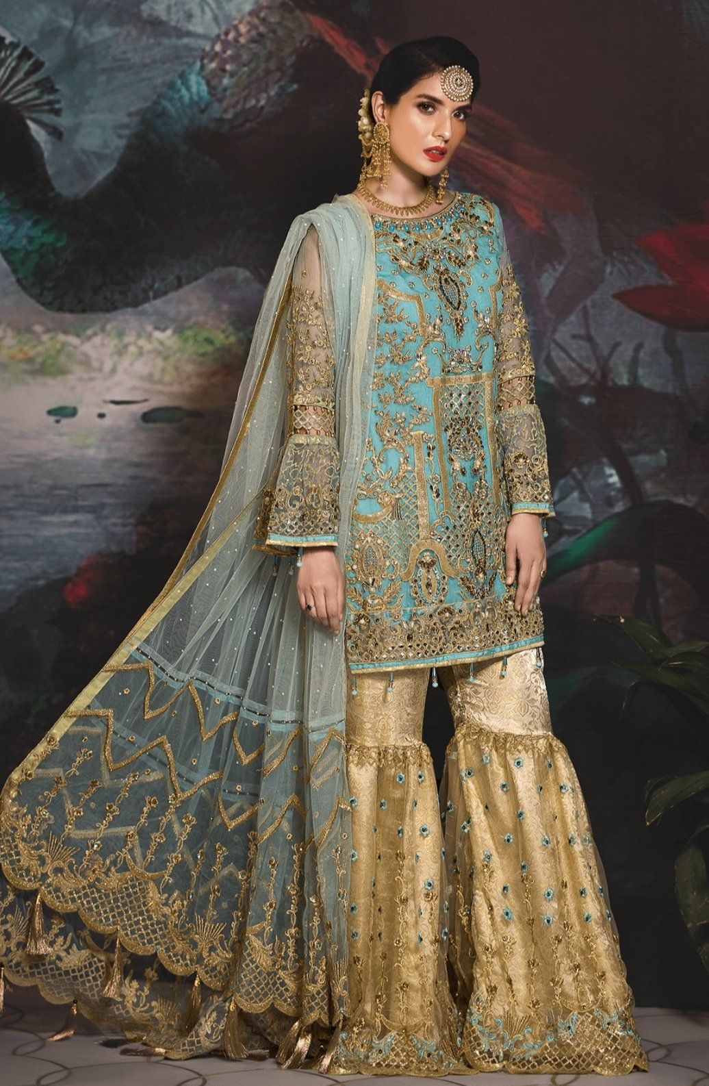 traditional dresses_Pakistani formal dress in USA for women # P2683 - large