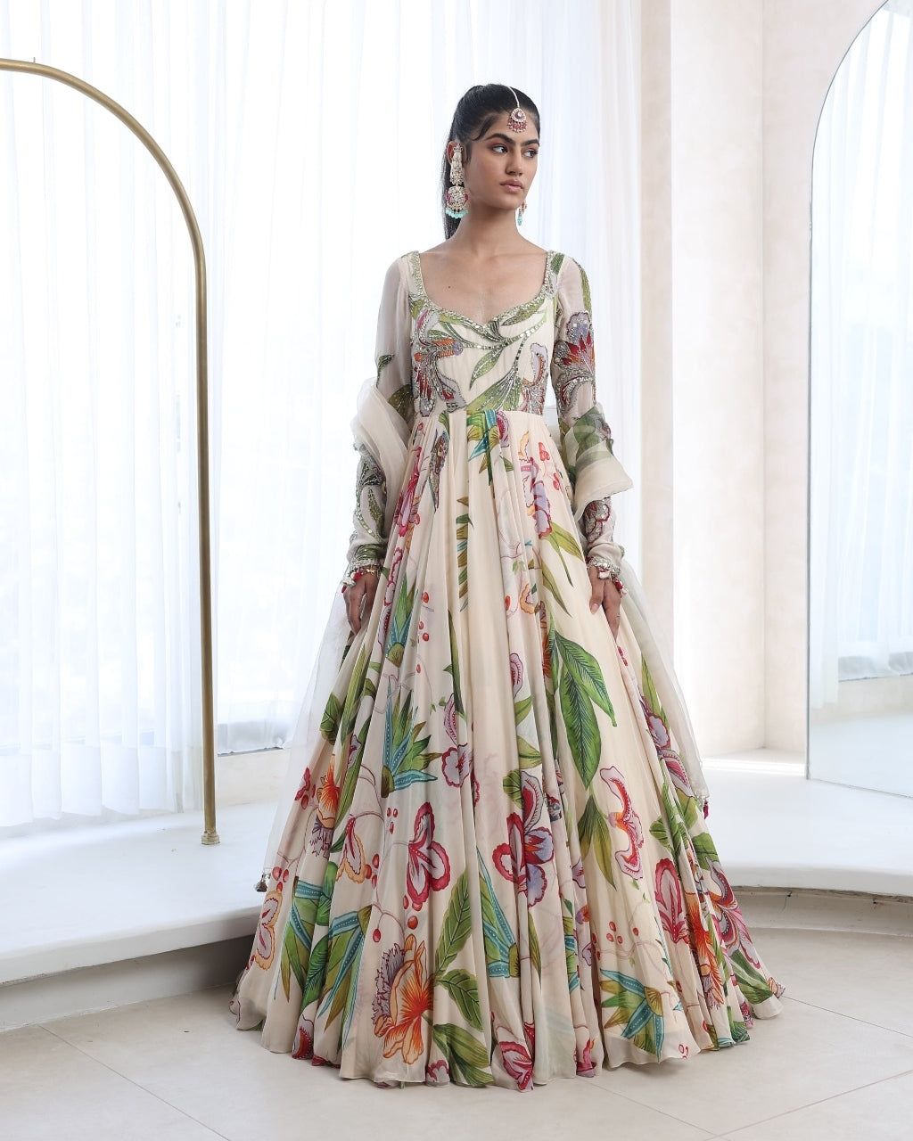 traditional dresses_Maternity Anika Anarkali Set - 13-19 weeks / M / 60