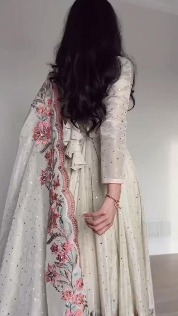 traditional dresses_Anarkali hand work set