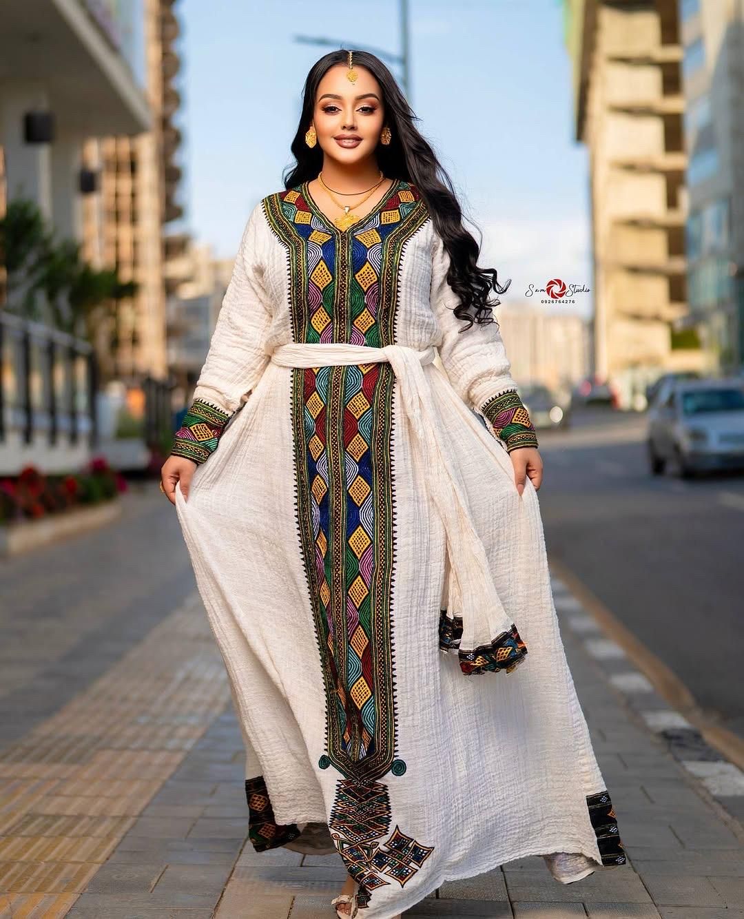 traditional dresses_Axum Signature Kemis | Handcrafted Ethiopian Dresses Inspired by Ancient Tradition