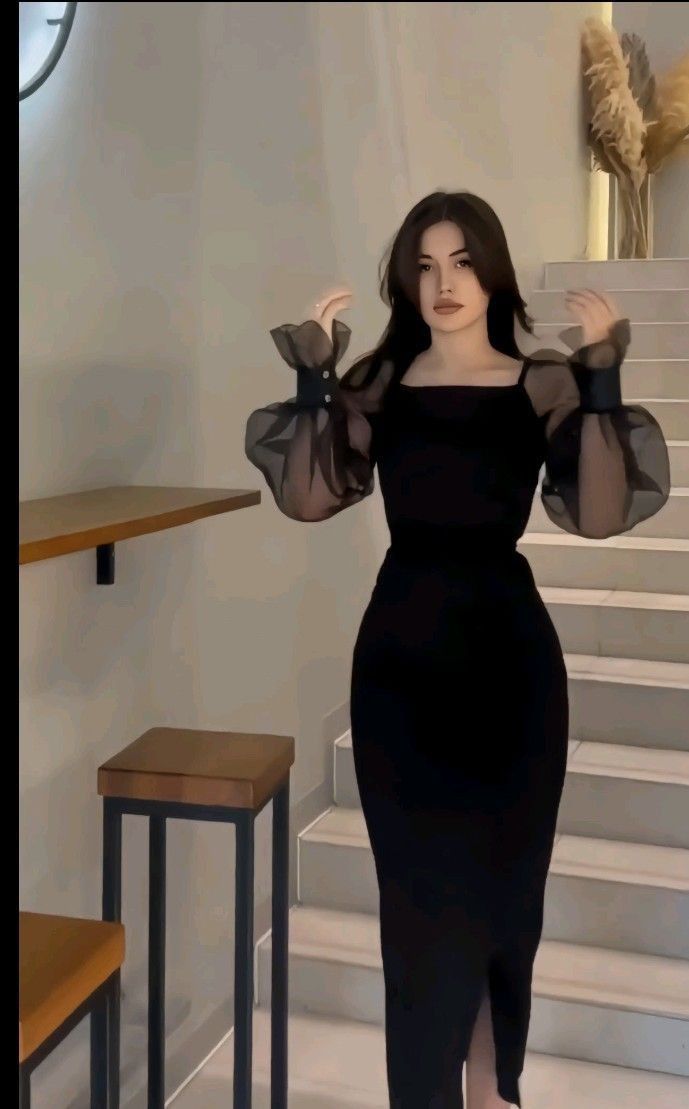 long sleeve dresses_4+ Formal Black Tie Fall Wedding Guest Dress Ideas