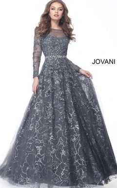 long sleeve dresses_Jovani 51838 Dress