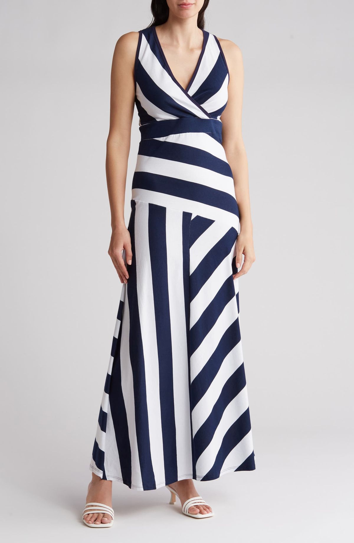 maxi dresses_GO COUTURE Stripe Maxi Dress | Nordstromrack