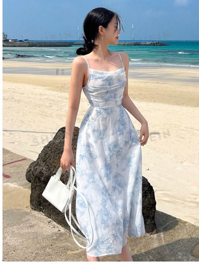 maxi dresses_cute summer blue dress