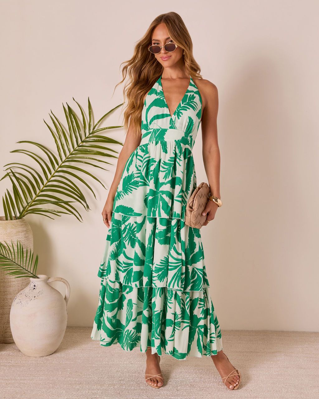 maxi dresses_Palm Shade Tiered Maxi Dress