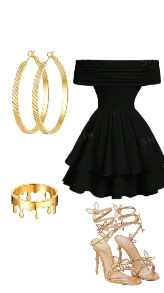 black dresses_Graduation outfit idea