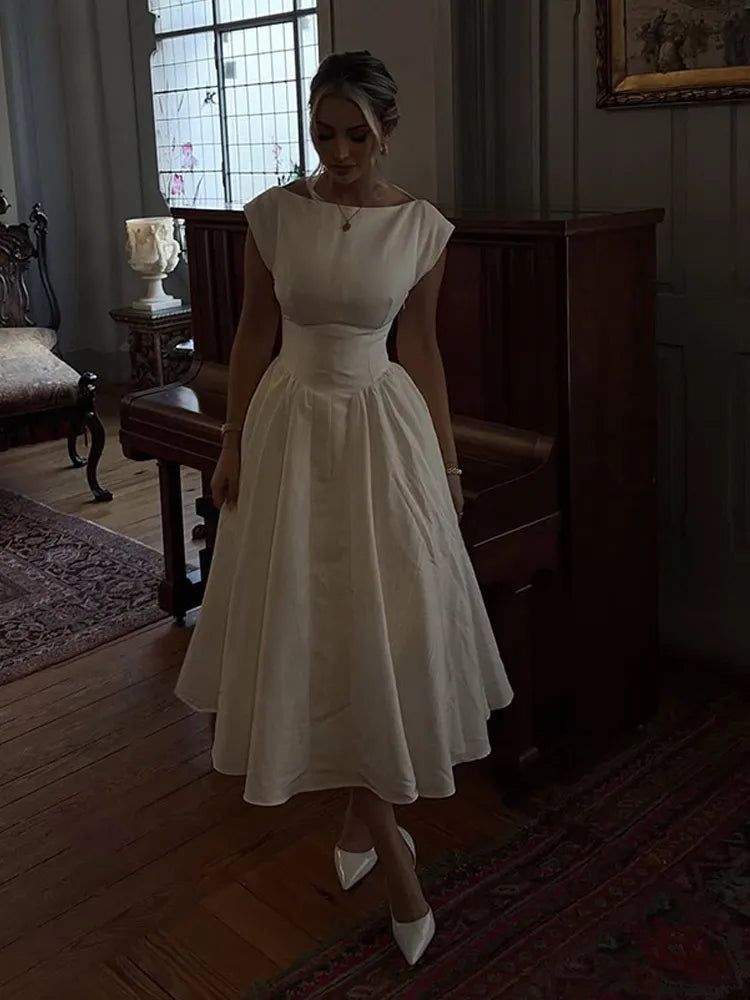 elegant dresses_Elegant V Neck Green Long Dresses Women Fashion High Waist A-line Halt