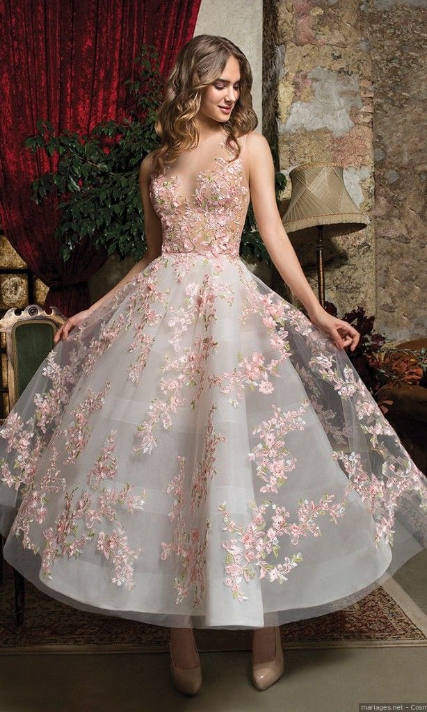 engagement dresses_7 robes de mariée pour voir la vie en rose !