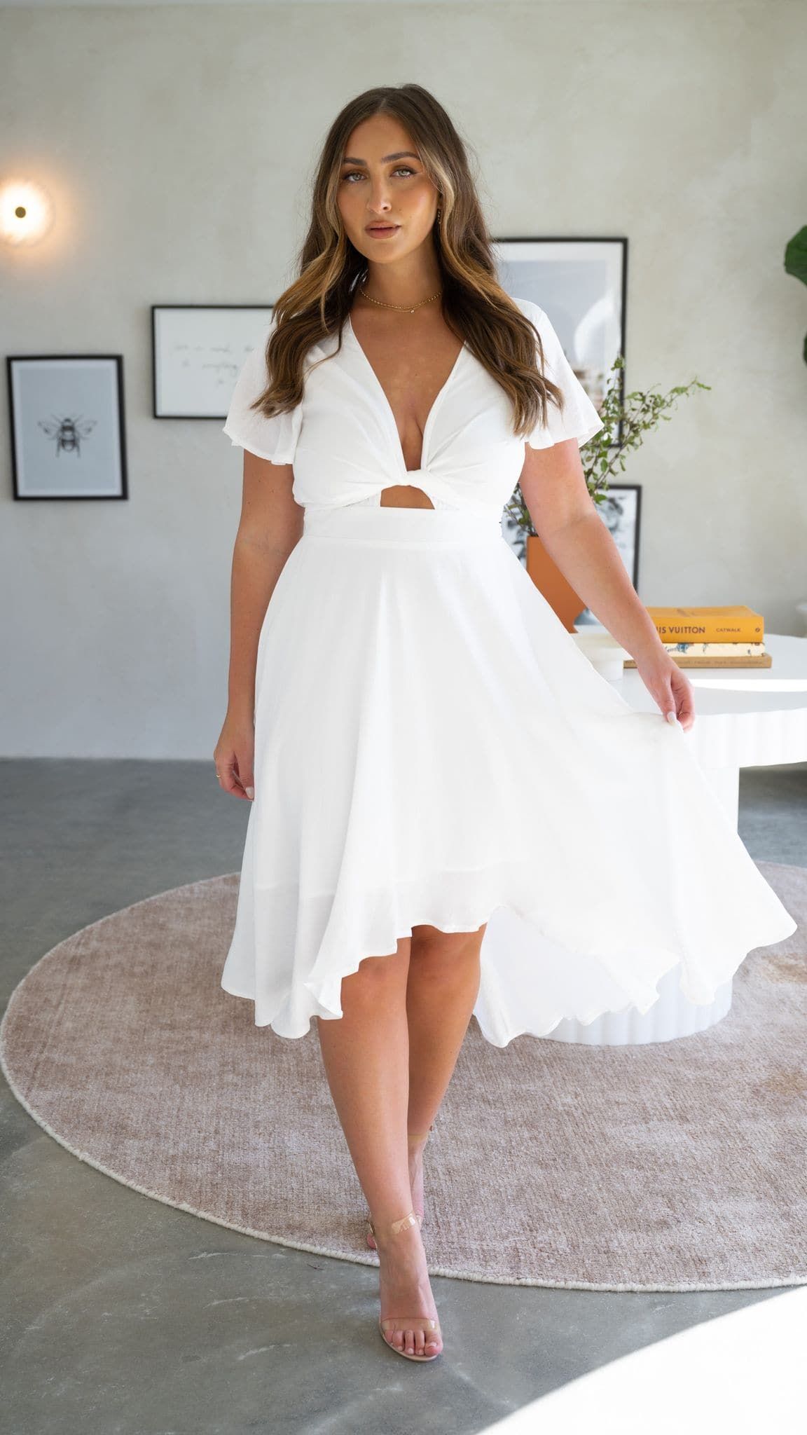 engagement dresses_Sunny Daze Dress - White - 16