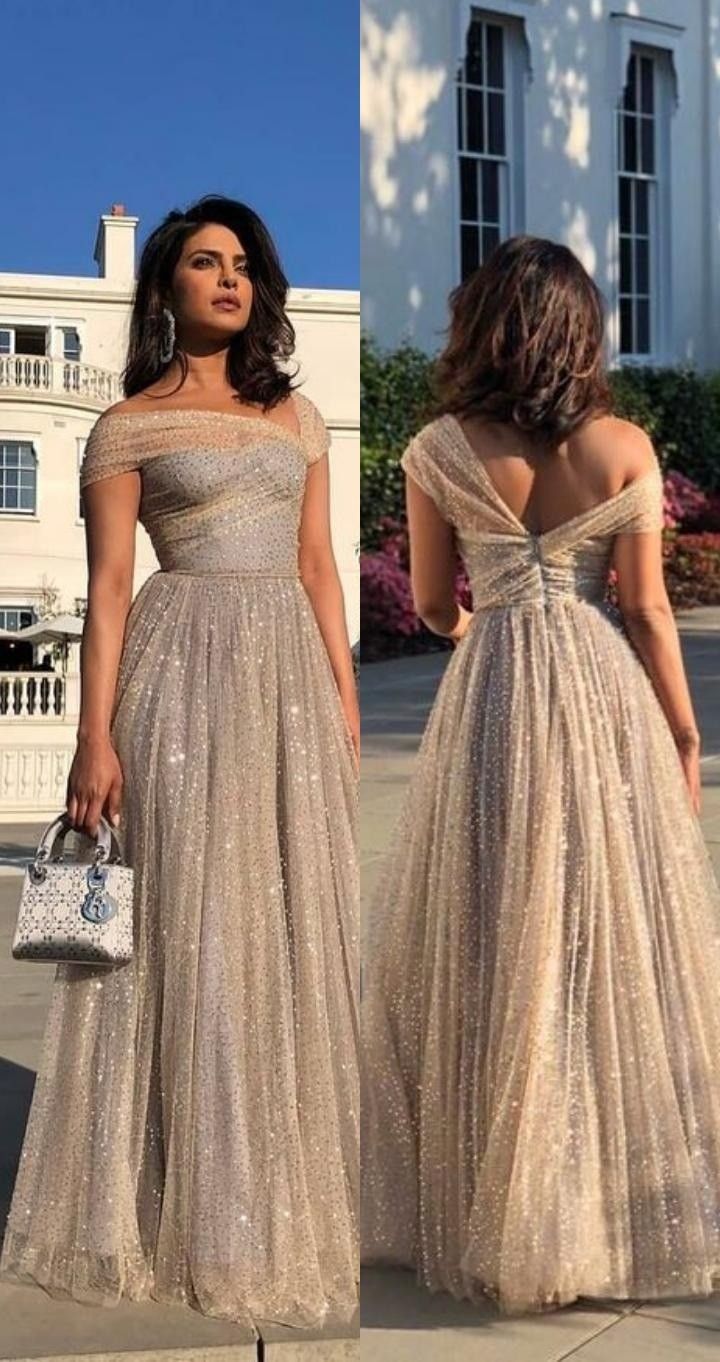 engagement dresses_Priyanka Chopra at the Royal wedding. Meghan Markle and Prince Harry. May 2018