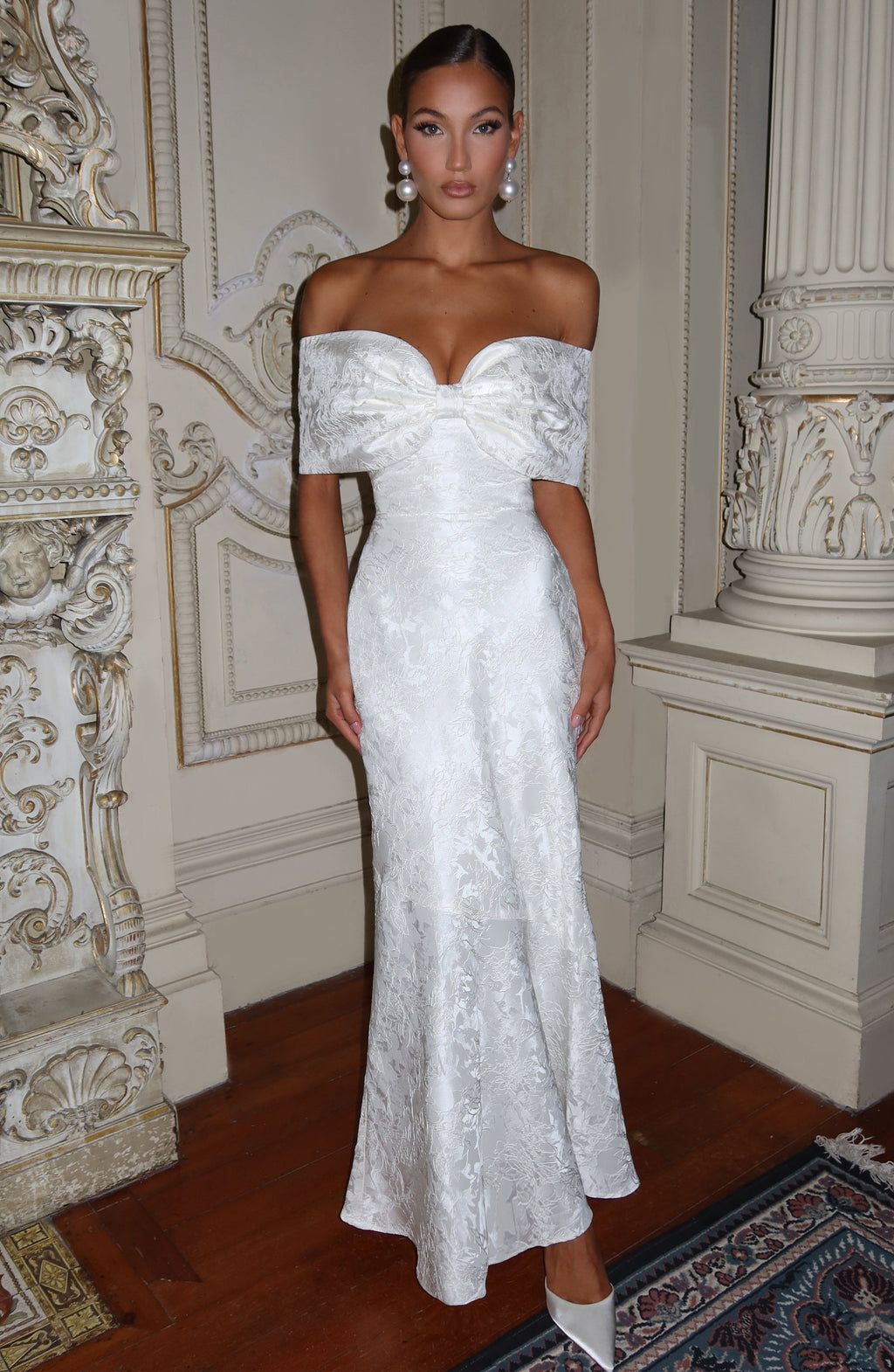 engagement dresses_Emberly Maxi Dress - Ivory