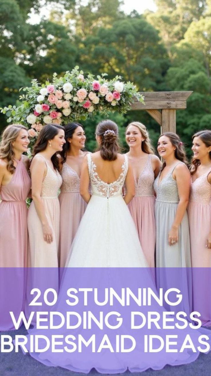 bridesmaid dresses_20 Stunning Wedding Dress Bridesmaid Ideas, Differences Between Wedding Dresses & Bridesmaid Dresses