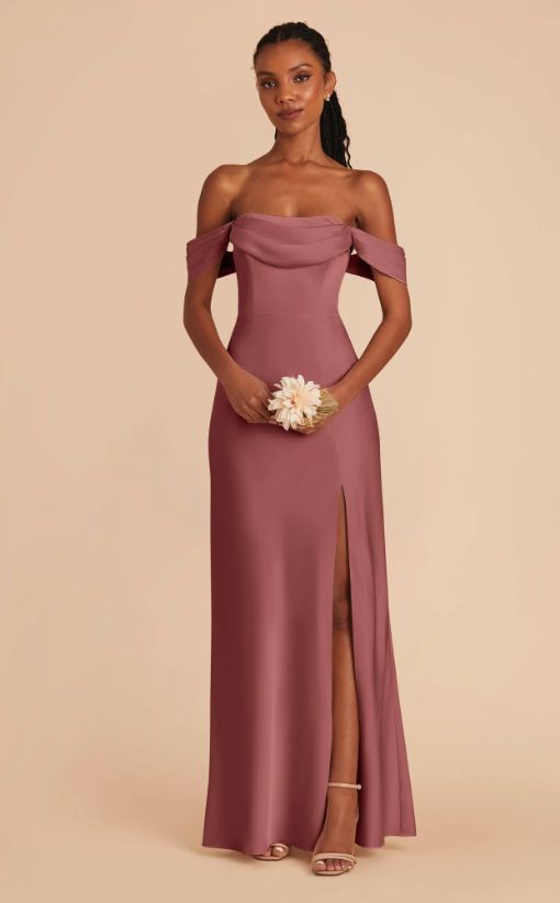 bridesmaid dresses_Birdy Grey Mia Convertible Dress - Matte Satin Wild Rose