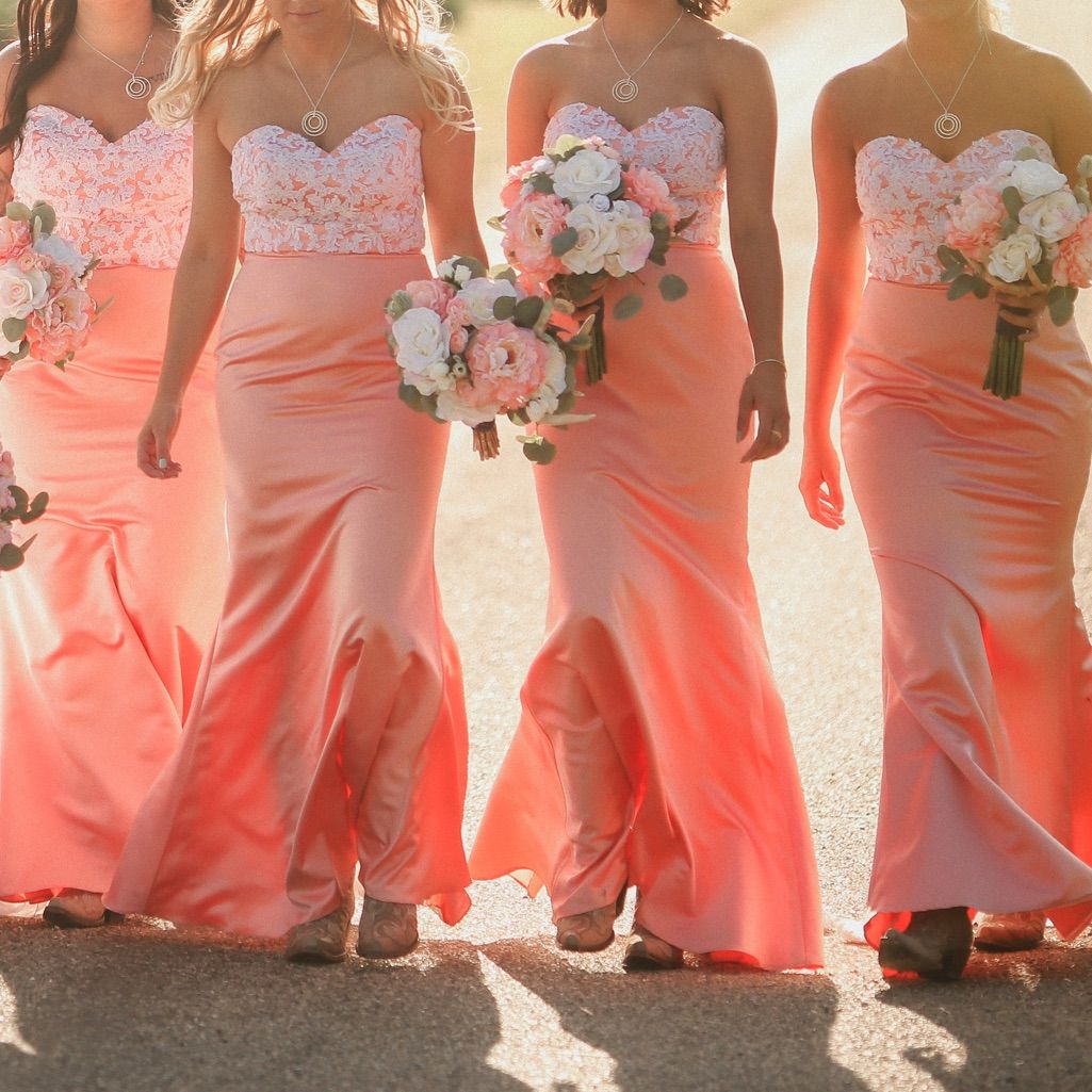 bridesmaid dresses_Ashley & Justin Bridesmaids Dresses | Ashley & Justin Bridesmaids Dress | Color: White | Size: 10 Xl5”