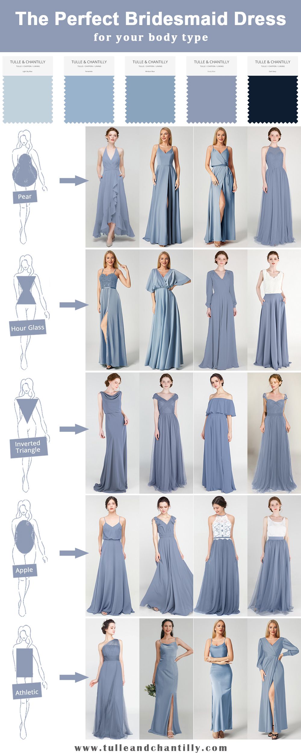 bridesmaid dresses_Find the Perfect Bridesmaid Dress for Your Body Shape!