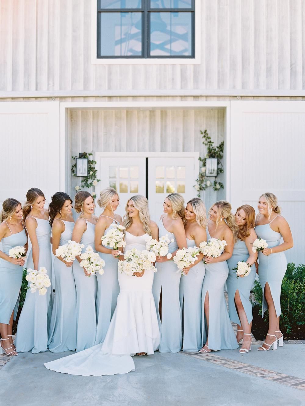 bridesmaid dresses_Custom Everything for This Stunning Arrowhead Hill Wedding