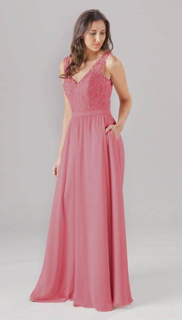 bridesmaid dresses_Kennedy Blue Wren Bridesmaid Dress - Cantaloupe