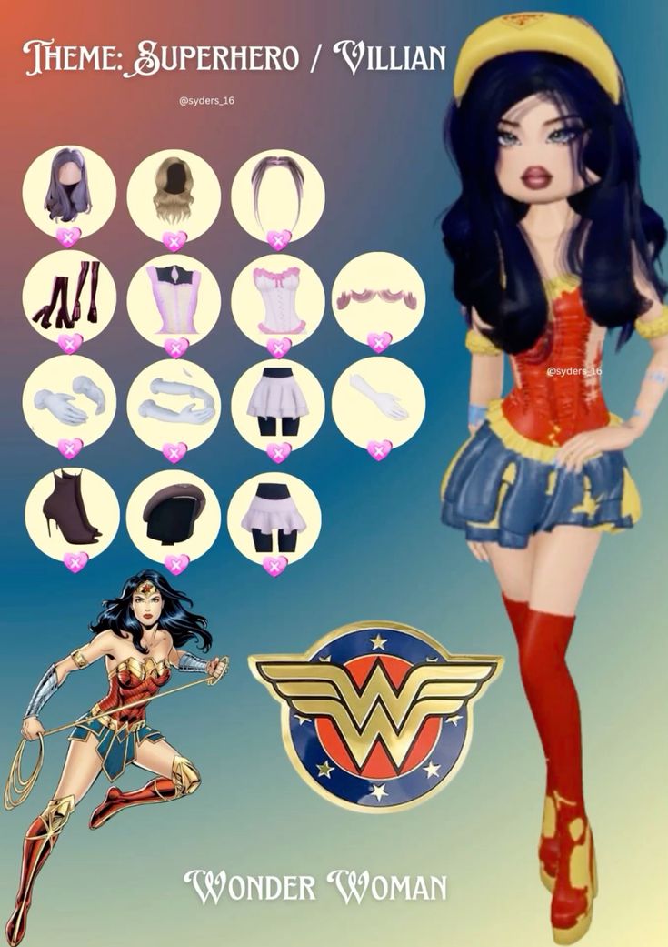 impress outfits_Superhero/Wonder Woman DTI