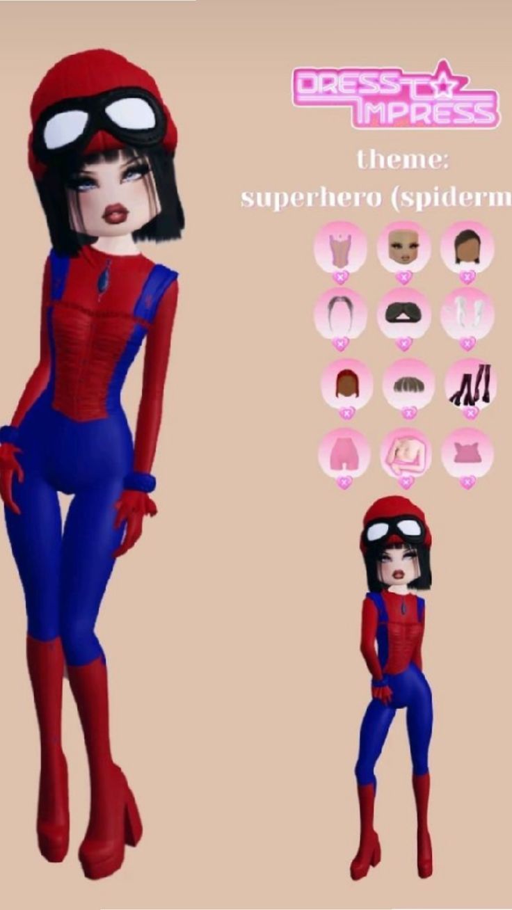 impress outfits_dress to impress super hero outfit