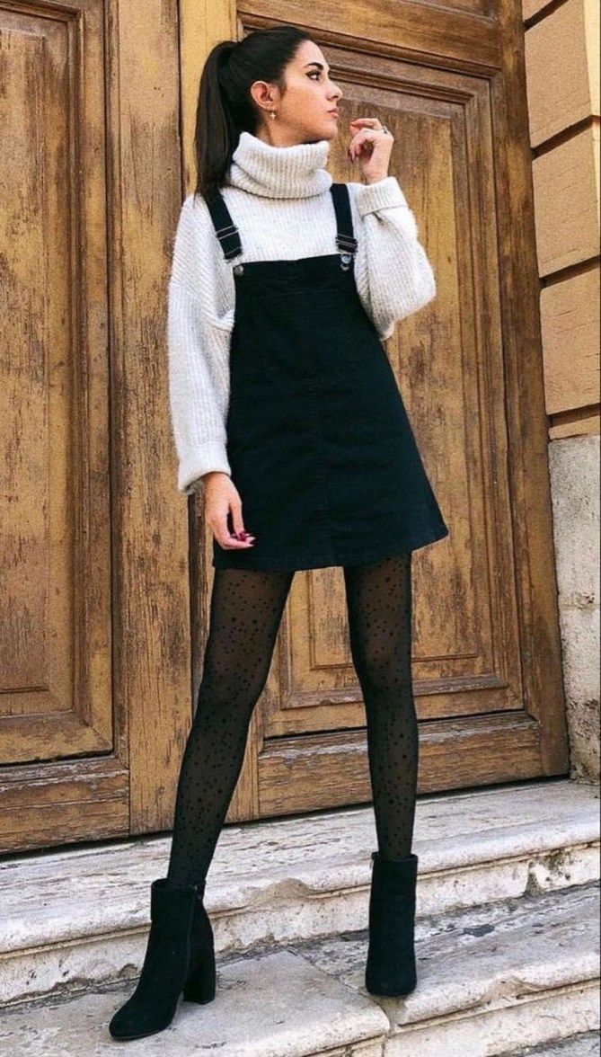 impress outfits_15 Ideas para seguir usando tu overol en los días de invierno