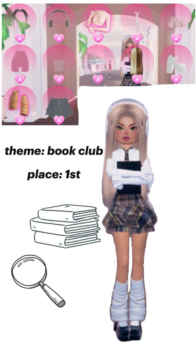 impress outfits_Dress to impress book club outfit <3