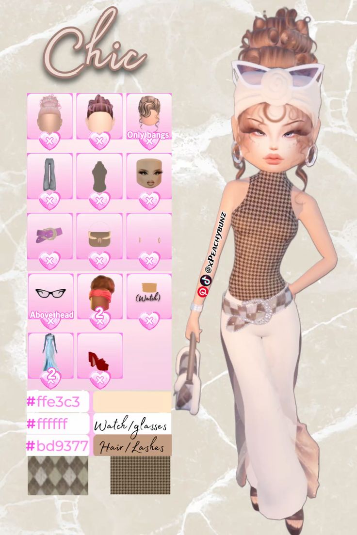 impress outfits_Dress to impress theme: Chic (tutorial)